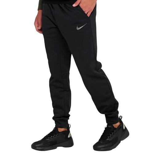 Nike Herren Big Swoosh 2-teilig passender Jogginganzug Therma-Fit Trainingsanzug Set schwarz - Bild 3 von 11