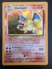 Carta Pokémon Charizard Holo Set Base 4/102 ITA Vintage Wizards Rara 1999/2000