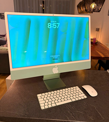 APPLE iMac 24 Zoll 2021 Apple M1 8GB RAM Grün Alles-in-einem All-in-One
