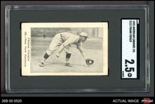 1922 E121-120 American Caramel Frankie Frisch  HOF SGC 2.5 - GD+
