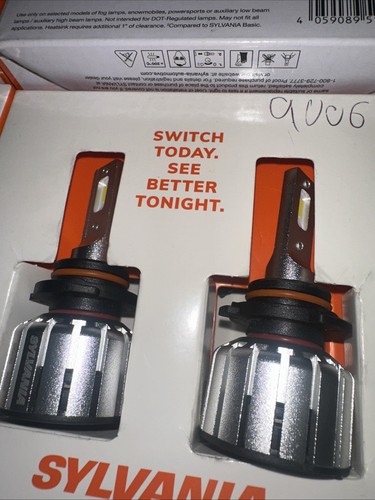 Sylvania 9006 LED Powersports Or Fog Use Only Headlight Bulbs. Set Of 2 - Picture 4 of 5