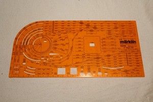 Marklin HO Used K-Track Planning Stencil #0210 