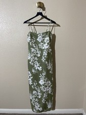 Reformation Linen Midi Dress Size 6