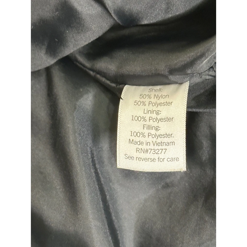 SO Goods For Life Puffer Vest Womens XL Sleeveless Quilted Padded Black - Image 4 of 4