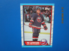 FREE SHIPPING- 1989-90  TOPPS PAT  LAFONTAINE-HALL OF FAMER- NEAR MINT!