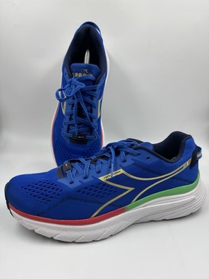 Diadora Equipe Atomo Men s Royal Blue/Gold Running Shoes US 12