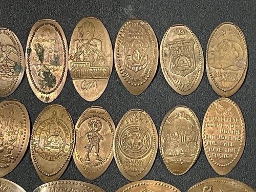 50 Copper Elongated Penny Lot #070500 - Picture 3 of 7