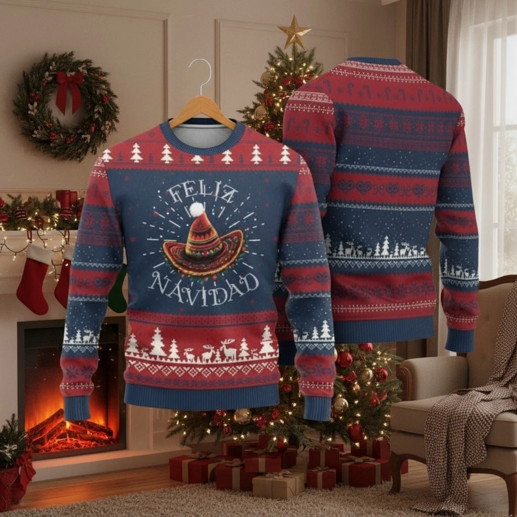 Feliz Navidad Ugly Christmas Sweater