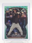 BRYCE ELDRIDGE 2023 BOWMAN CHROME DRAFT 1ST AQUA WAVE REFRACTOR /125 Q5361