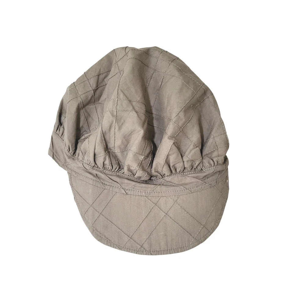 Boutique Persnickety Niños Acolchado Gris Newsboy Gorra Visera Sombrero Niñas Grande Foto 4 de 4