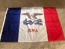 Dettra Flags Iowa State Flag Dura-Lite 4' x 5' Made in USA In Box