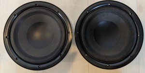 Pair of Good Quality Klipsch 8" Woofers with Trim Rings