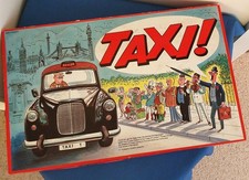 VINTAGE 1970'S TAXI BOARD GAME BY GIBSON GAMES - COMPLETE WITH BOX