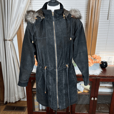 Vintage Hide Park Suede Jacket Size Large