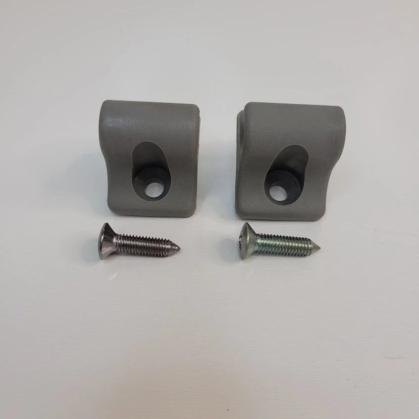 Juego de 2 clips para parasol con tornillos grises para Kia Sorento 2005-2007 OEM Foto 2 de 4