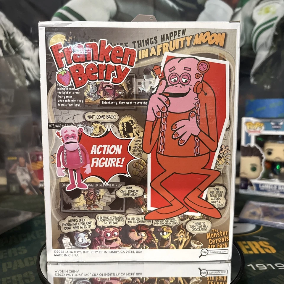 Figura de acción Jada Toys General Mills FRANKEN BERRY 6" Cereal Monsters Foto 4 de 4