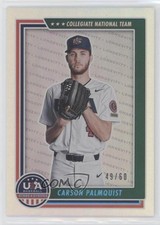 2022 Panini USA Baseball Stars & Stripes Holo Blue 49/60 Carson Palmquist 0nr3
