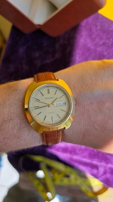 Herren '' Bulova '' Day-Date Automatic Vergoldet ( 20 mikron ) 
