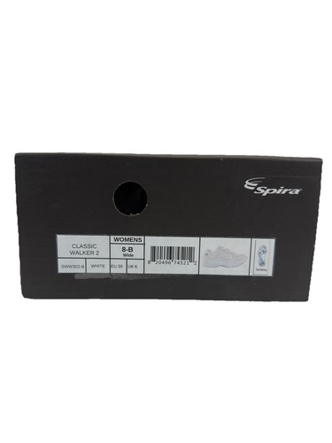 Zapatos para caminar Spira Classic Walker 2 blancos para mujer talla 8-B anchos antideslizantes - Imagen 5 de 19