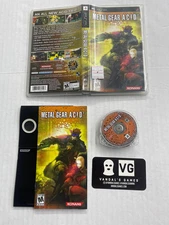 Psp - Metal Gear Acid 2 W/ Glasses Sony PlayStation Portable Complete #2901