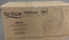 Britax Willow SC Infant Seat, Rear Facing  Seat with Alpine Base |  Pindot Stone