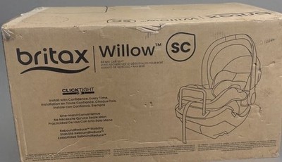 Britax Willow SC Infant Seat, Rear Facing  Seat with Alpine Base |  Pindot Stone