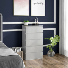 4 Drawer Chest of Drawers | Modern Bedroom Dresser with Soft Close 