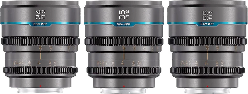 Объектив SIRUI Night Walker 16/24/35/55/75 мм T1.2 S35 Cine f/SONY E Fuji X M4/3 RF L - Изображение 3 из 4