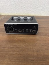 Behringer U-PHORIA UM2 Audiophile 2x2 USB Audio Interface ONLY untested