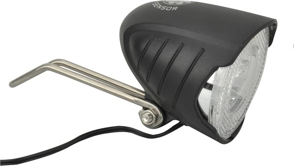 Fischer Fahrrad Dynamo Led-Frontlicht 20 Lux, Mit Lichtautomatik Und Standlicht,-image