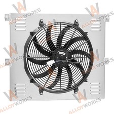 Aluminum Shroud And Fan For 1953-1956 Ford F100 F250 F350 Pickup Chevy V8-