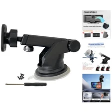 Carplay Mount Flexible Suction Cup Bracket 7-10.26 Inch Adjustable