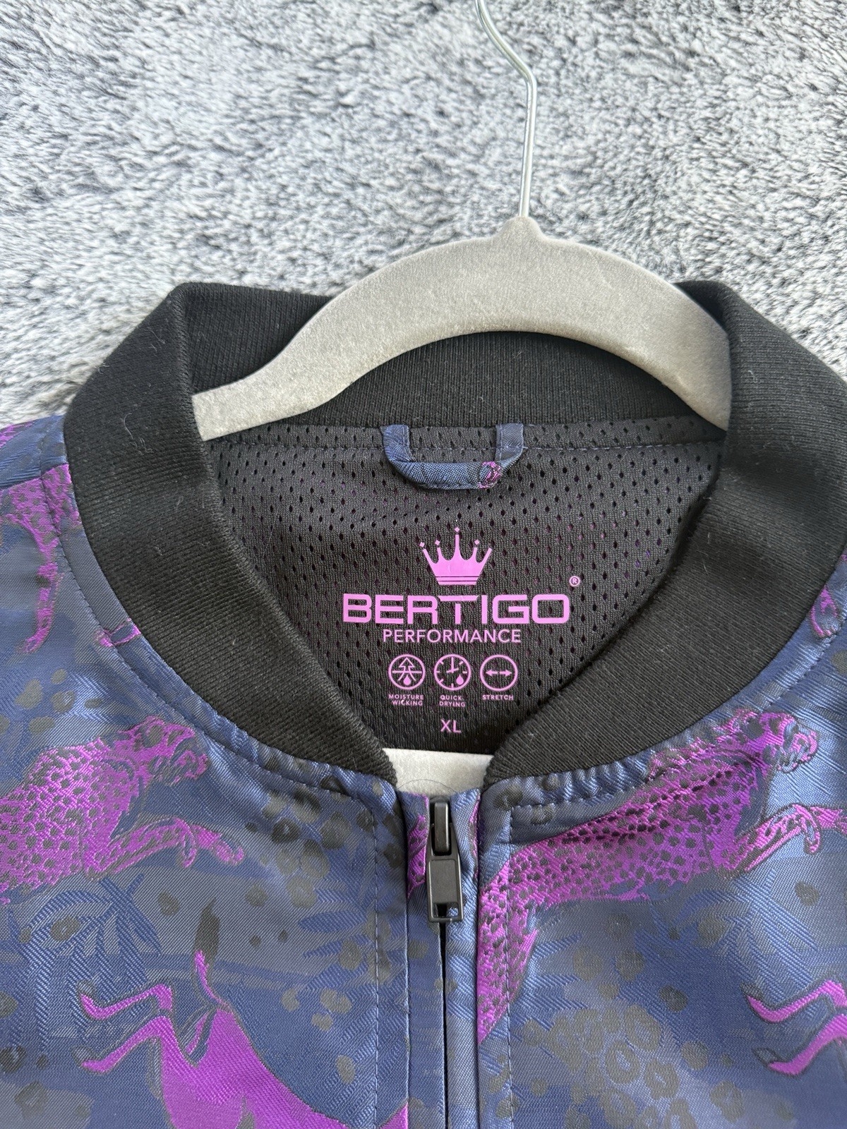 Bertigo Performance Bomber Jacket Men's Large - image 3