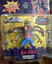 ToyBiz Spider-Man New Animated Series Man-Spider Figure Pin & Restraints