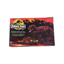 Vintage Jurassic Park Board Game Near Complete Milton Bradley Vintage 1992 READ