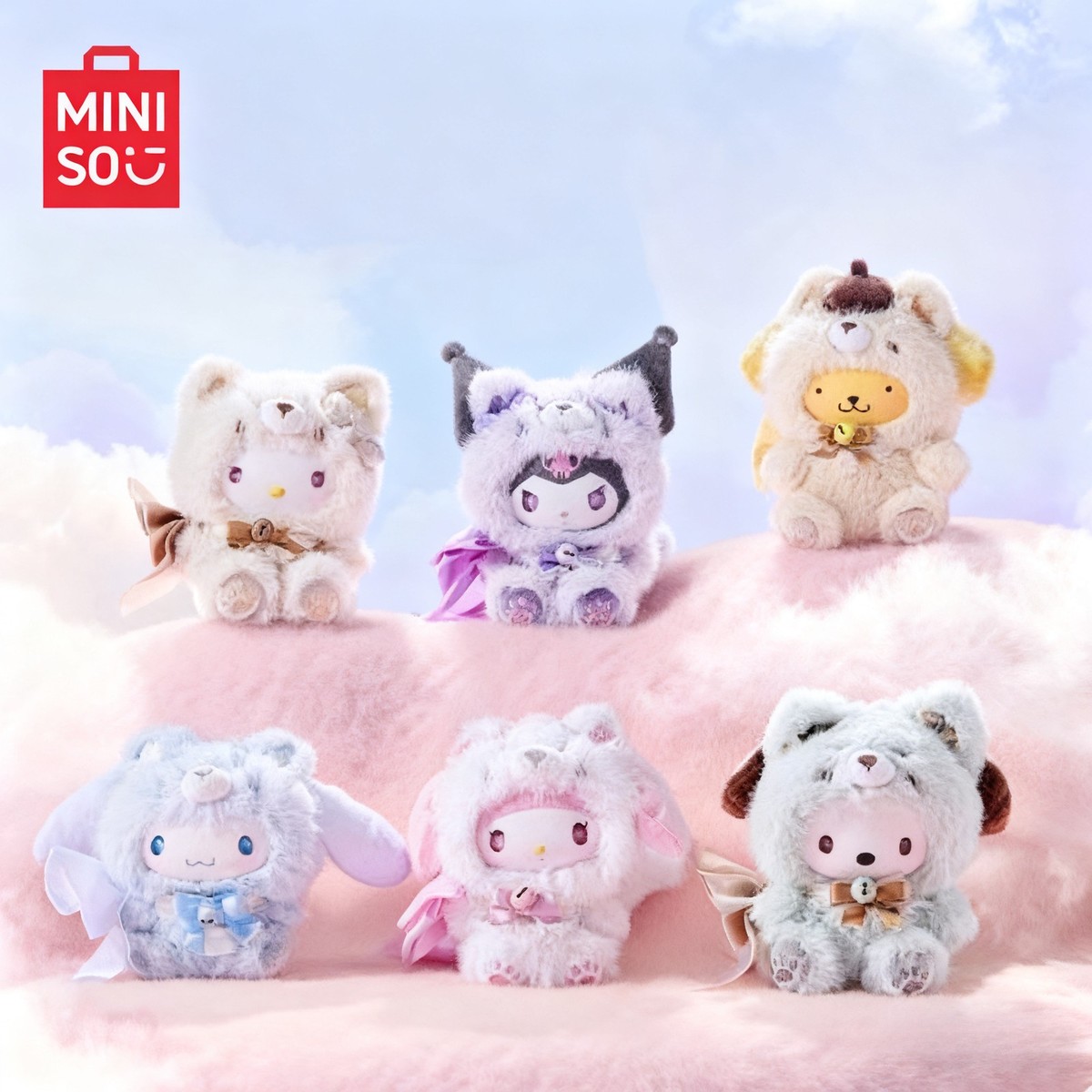 日本未発売!!　サンリオ MINISO フォックスアイランド 中国限定 BOX MINISO Sanrio Characters Fox Island Series Plush Blind Box