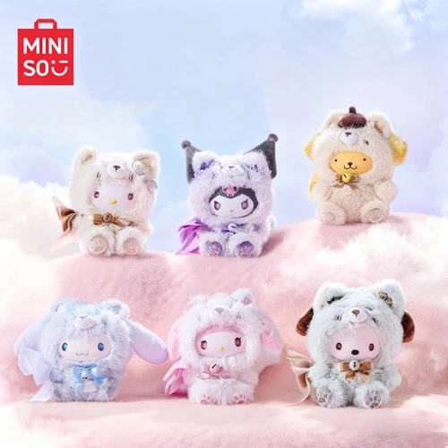 MINISO Sanrio Characters Fox Island Series Plush Blind Box Confirmed Figure Toy