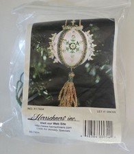 Herrschners Let It Snow Set of 4 Christmas Ornament Bead Kit 517804