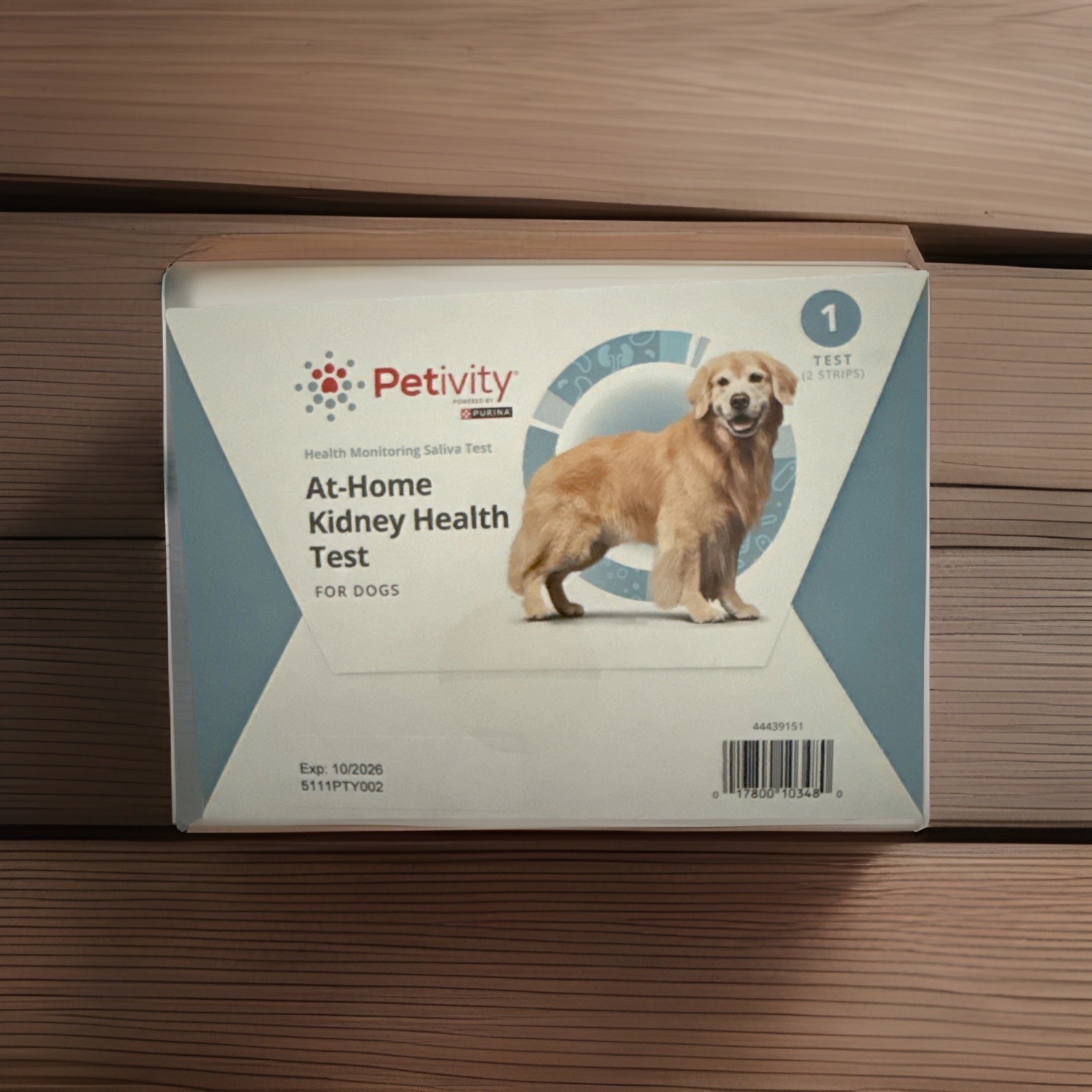 Purina Petivity At-Home Kidney Health  Saliva Test For Dogs,
