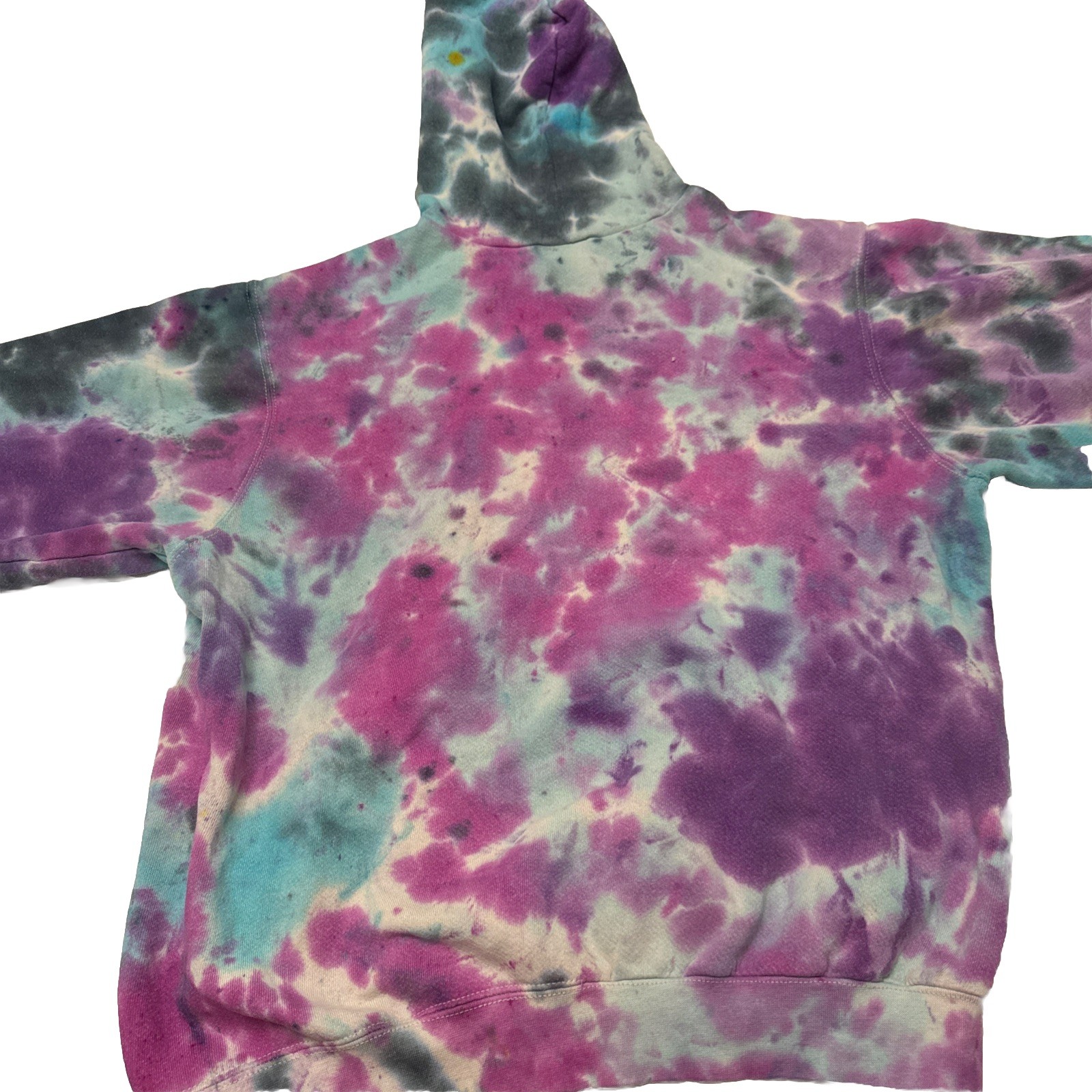 Nike Galaxy Purple Blue Tie Dye Hoodie Size Medium image 2