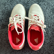 adidas Damen Sneaker Low Top weiß/rot Golf EU 39 1/3
