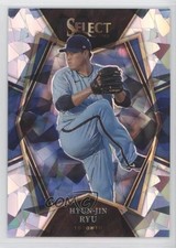2022 Panini Select Premier Level Cracked Ice Prizm 12/25 Hyun-Jin Ryu #190 9v7