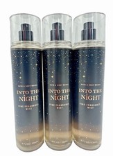 NEW Bath  Body Works LOT of 3 Into The Night Fine Fragrance Spray Mist 8 oz