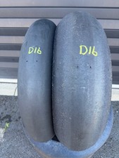 Dunlop KR KR108 SSP Supersport Slicks Motorcycle Race Track Tyres 125/ 185/70-17