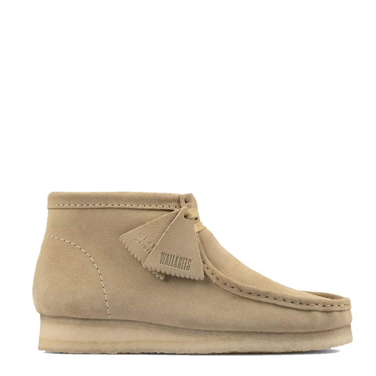 Official Clarks Originals Wallabee Boot Maple Suede - Brand