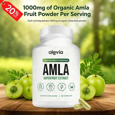 Alevia AMLA Superfruit Extract - 60 capsules