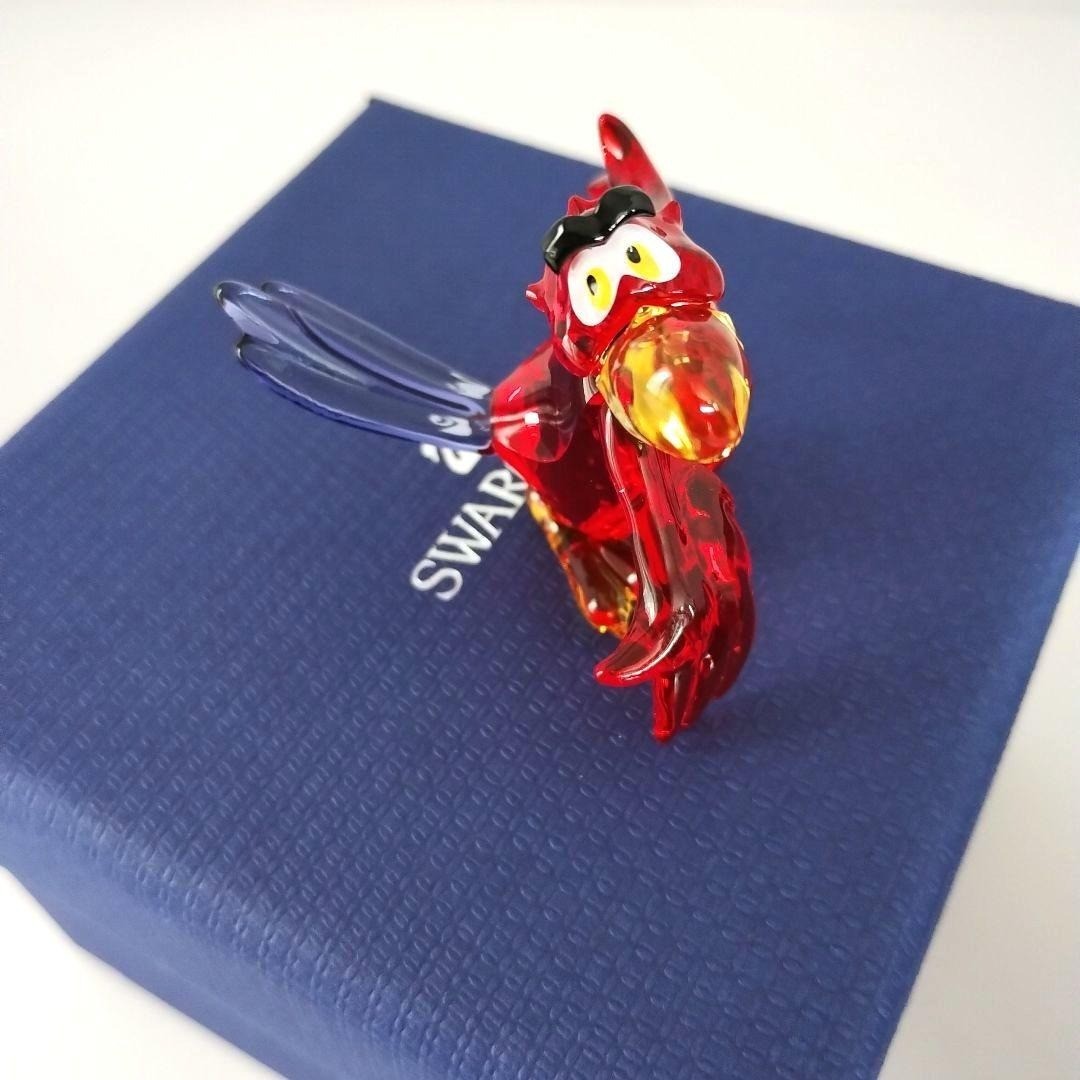 スワロフスキー Aladdin Iago アラジン／イアーゴ Swarovski Aladdin Iago Crystals Figurine 5617346 red in Box