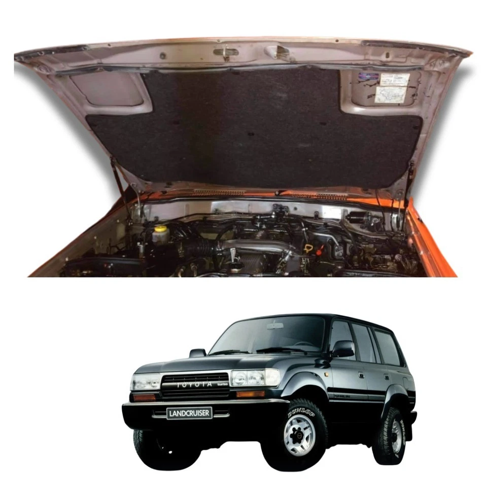 Front Bonnet Hood Insulator Liner Toyota Land Cruiser HDJ-HZJ80 | Sound Proofing Foto 2 de 4