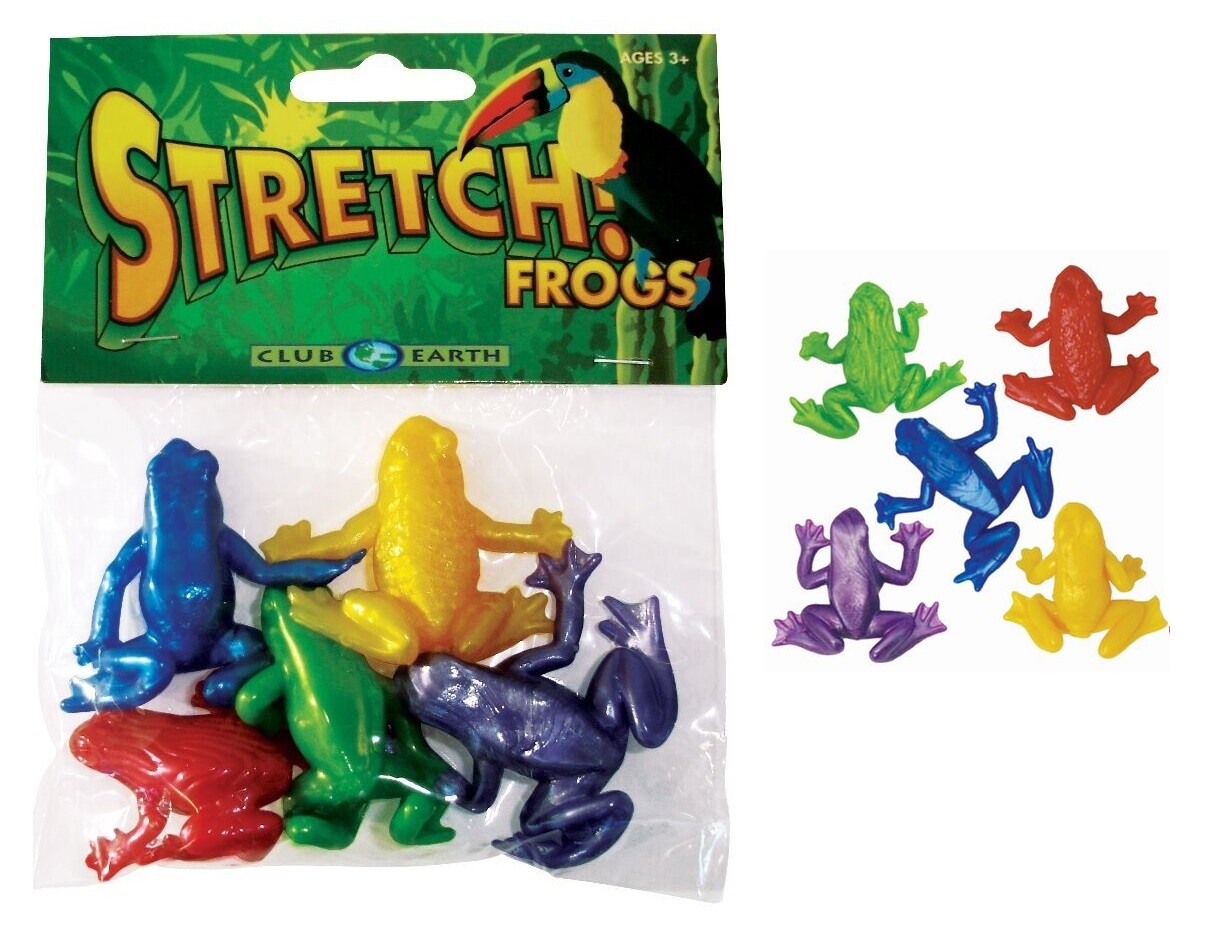 stretchy frog toy