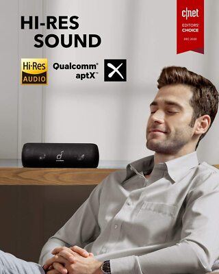 Anker soundcore motion+ Bluetooth ブラック Amazon.com: Soundcore Motion+ Bluetooth Speaker with Hi-Res